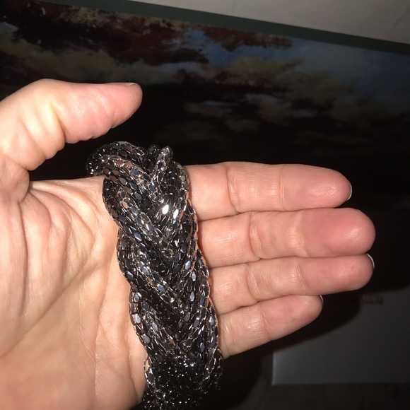 NIB NEIMAN MARCUS BRAIDED ROPE NECKLACE - Picture 7 of 7